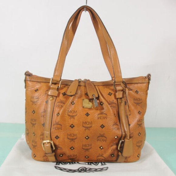 HOT Mcm Visetos Vintage Medium UTHENTIC MCM Visetos